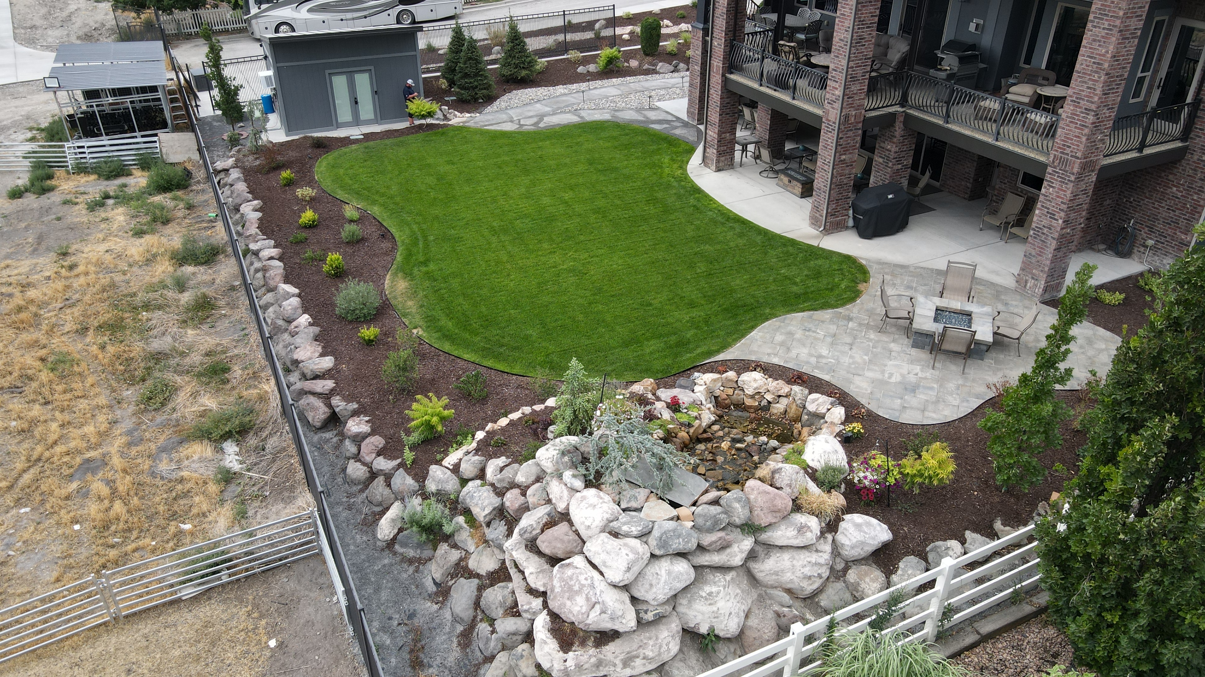 Landscape Construction project — Black Diamond Landscape & Outdoor Living