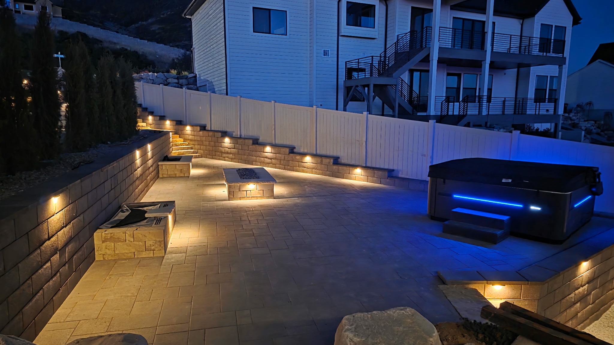Landscape Lighting project — Black Diamond Landscape & Outdoor Living